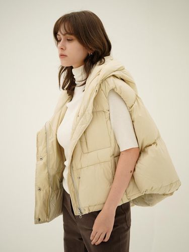 Puffer Down Vest _Beige - ACUD - Modalova