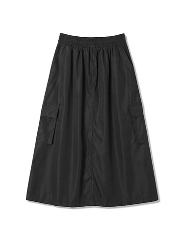 Women's BANDING Cargo Skirt (BLACK) - ADHOC - Modalova