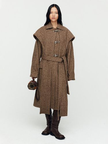 SCARF DOUBLE - LAYERED COAT awa661w () - ADSB ANDERSSON BELL for WOMEN - Modalova