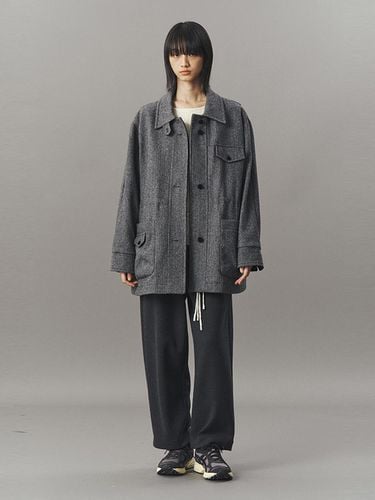 WOOL FIELD JACKET_GRAY - ahwe - Modalova