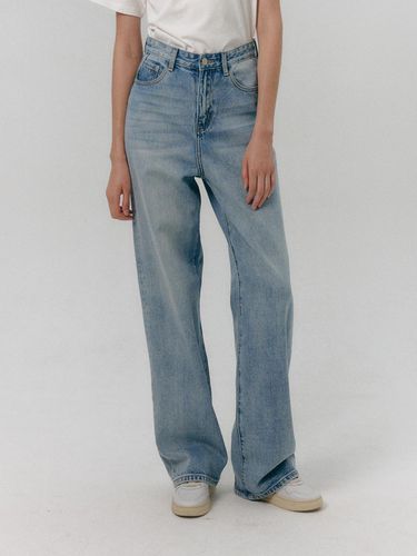 Choosing the length] Vintage wide denim pants - AUBE UE - Modalova