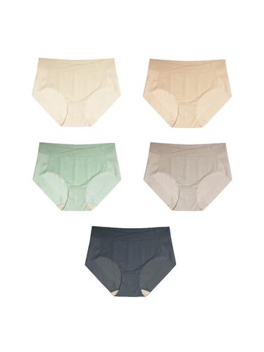 Fresh ARTIFICIAL SILK hem panties 5 B type - bodyblue - Modalova