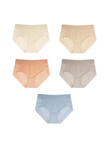 Fresh ARTIFICIAL SILK hem panties 5 A type - bodyblue - Modalova