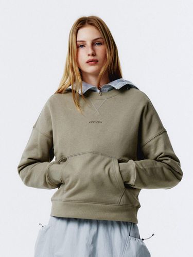 Cotton Blend Cropped Logo Sweatshirt [] (3161) - PAN AM - Modalova