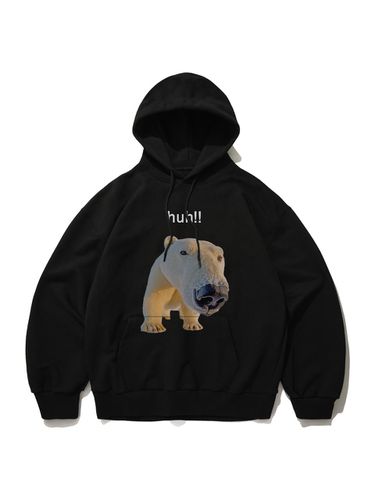 HUH! HOODIE! [BLACK] - SUADE - Modalova