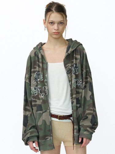 THERMAL CAMO HOOD ZIP UP [CAMO] - SUADE - Modalova