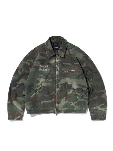 WASHED WORK JACKET [CAMO] - SUADE - Modalova