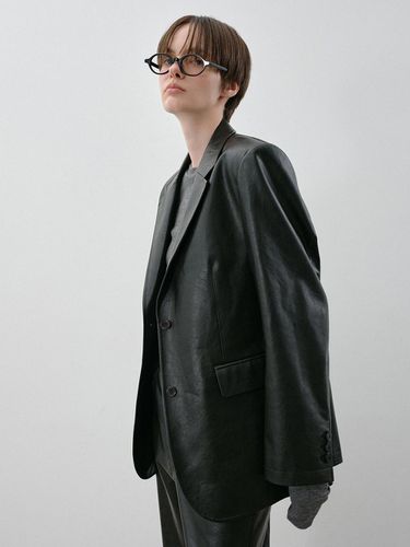 ECO - LEATHER TAILOR JACKET _ BLACK - Alte - Modalova