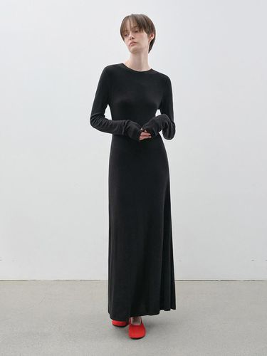 WOOL JERSEY DRESS _ BLACK - Alte - Modalova