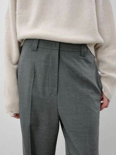 CLEAN RISE WOOL SLACKS _ M / GREY - Alte - Modalova