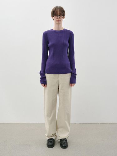 RIBBED - FLEX TEE _ PURPLE - Alte - Modalova