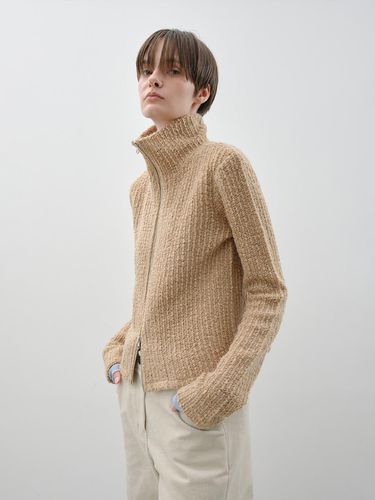 FUZZY ZIP TOP _ BEIGE - Alte - Modalova