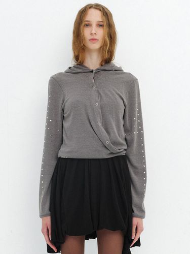 BEADS WRAP HOOD CARDIGAN / - CERRIC - Modalova