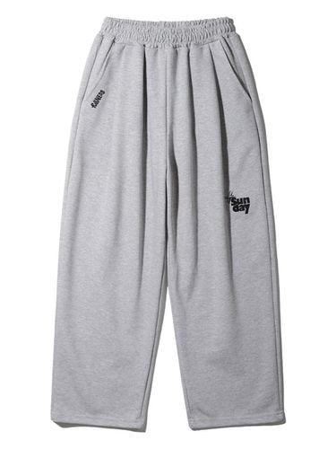 Alvin Clo Sunday Wide Sweat Pants PAN1912 (2COLOR) - alvinclo - Modalova