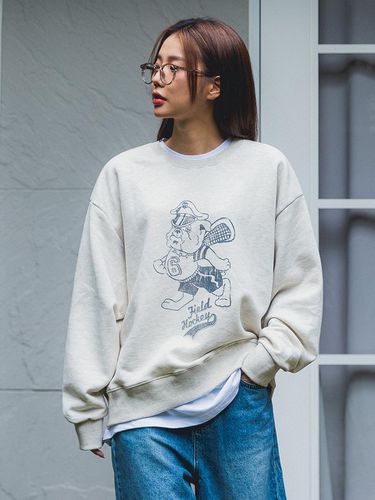 Alvin Clo Lacrosse Oversized Fit Sweatshirt - alvinclo - Modalova