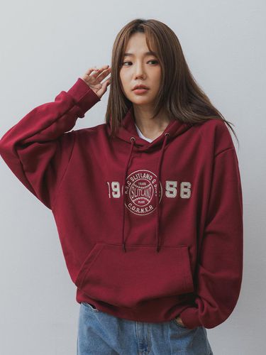 Alvin Claw 1956 Oversized Fit Hoodie AVH640 (3 COL - alvinclo - Modalova