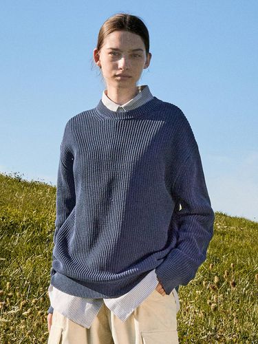 Pigment Hatch Round Knitwear Sweater FNT102 - Fluke - Modalova