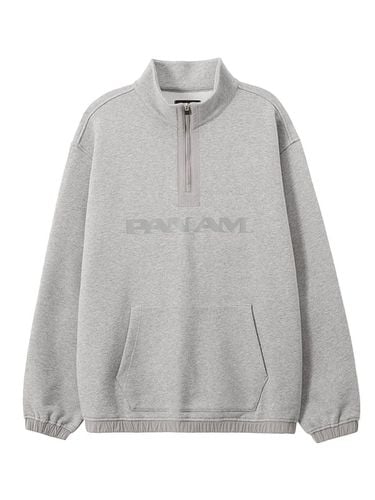 Pontrogo Half Zip-Up 3103 8% Melange Gray - PAN AM - Modalova