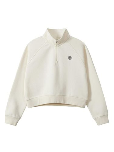 Women's Half House Sweatshirt 3571 beige - PAN AM - Modalova