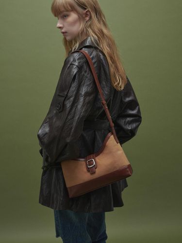 Veil middle bag - suede Brown - SEMICODE - Modalova