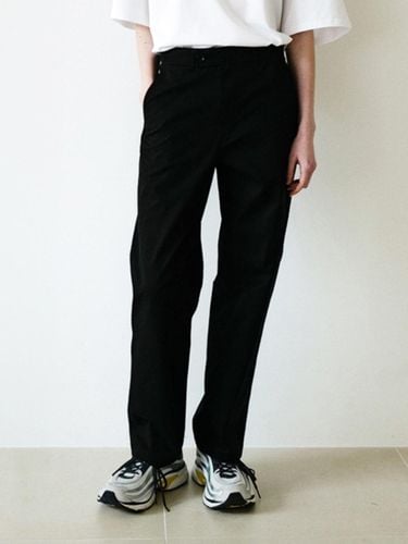 COTTON STRAIGHT PANTS _ black - NERVOUS - Modalova