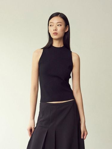 Mock - neck Sleeveless Knit Top - Mare di mari - Modalova