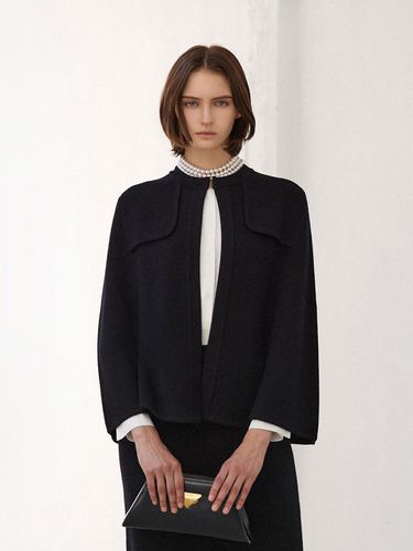 Knit Cape Jacket Black - Mare di mari - Modalova