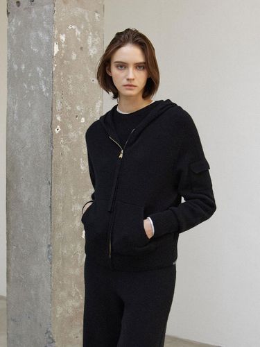 Cashmere 100% Wholegarment Hoodie Zip - up - Mare di mari - Modalova