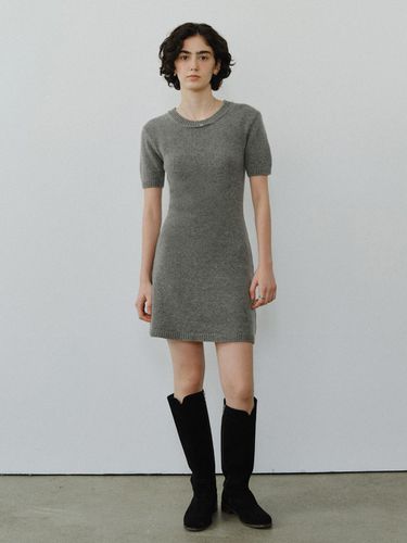 Merino wool knit dress - URAGO - Modalova