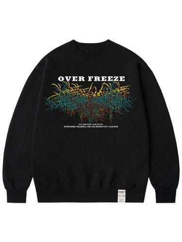 UNISEX] Oversized Freeze Sweatshirt_Black - GRAVER - Modalova