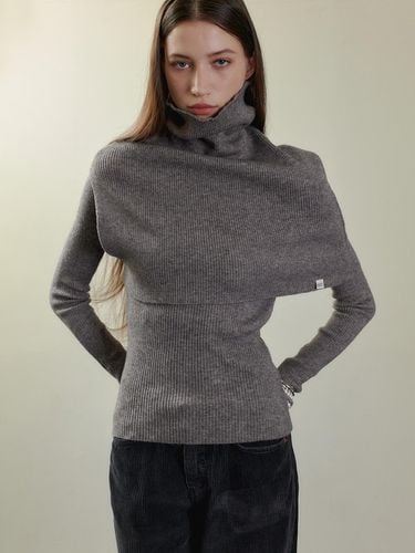 Twin Turtleneck Sweater - DARK GRAY - STAYPEOPLE - Modalova