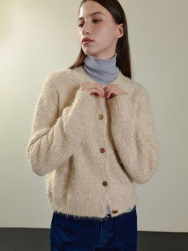 Round Haring Cardigan -Beige - STAYPEOPLE - Modalova