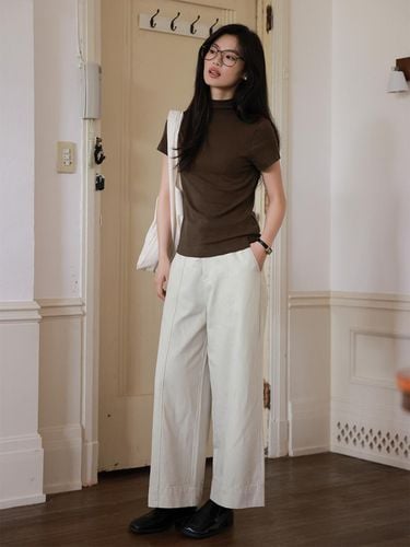 LS_High-waisted loose pants - LANGSON - Modalova