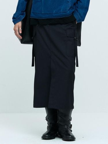 CARGO LONG SKIRT [BLACK] - MEA - Modalova