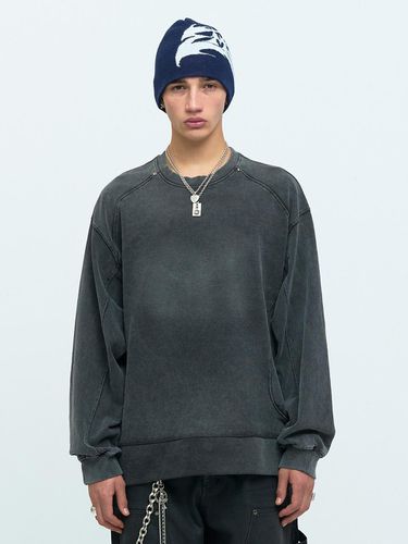 FADED SWEATSHIRT [BLACK] - MEA - Modalova