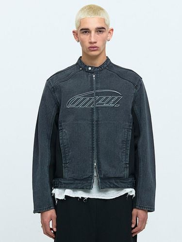 RACING DENIM JACKET [DARK GREY] - MEA - Modalova