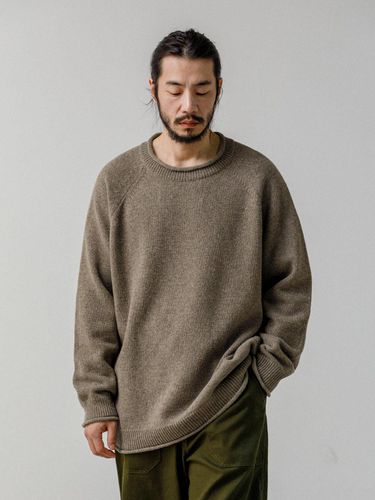 Rauld Minimal Crewneck Wool Knitwear MOCHA - RUGGED HOUSE - Modalova