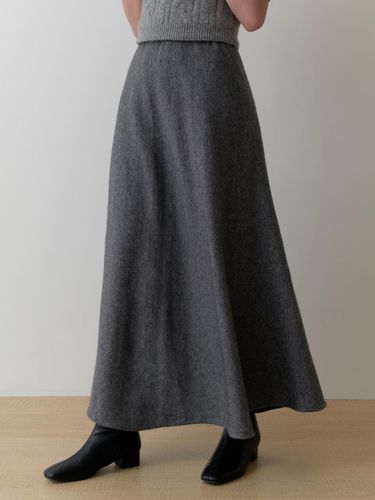 Ooze knit flare skirt (gray) - RE_L - Modalova