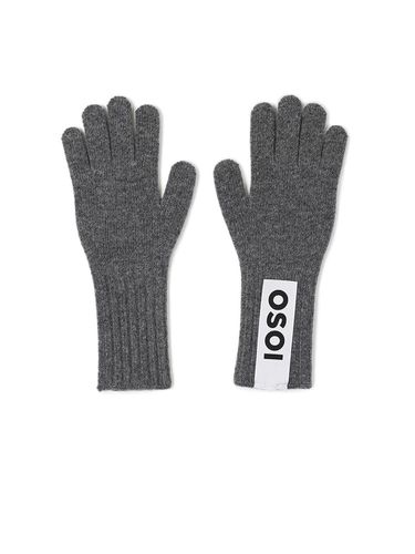 HEART PATCH GLOVE [CHARCOAL] - OSOI - Modalova