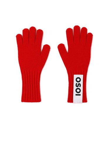 HEART PATCH GLOVE [RED] - OSOI - Modalova