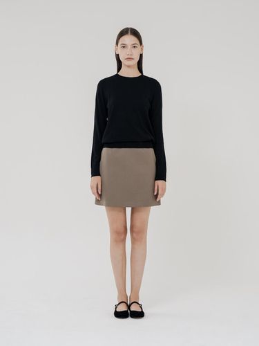 Classic Mini Skirt Taupe - BENEATER - Modalova