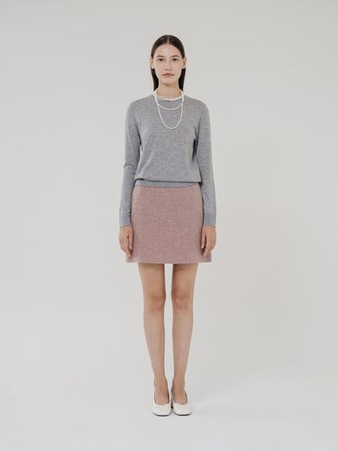 Tweed Mini Skirt Pink - BENEATER - Modalova