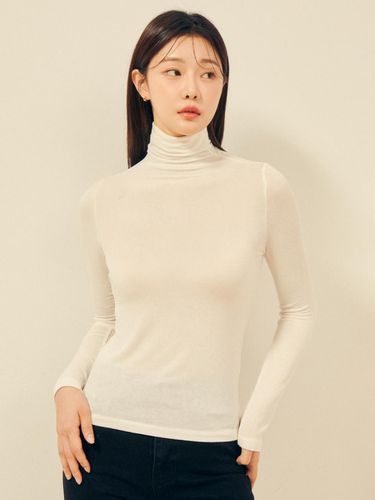 Wool spandex basic turtleneck T-shirt GPBP0TS121 - JJ JIGOTT - Modalova