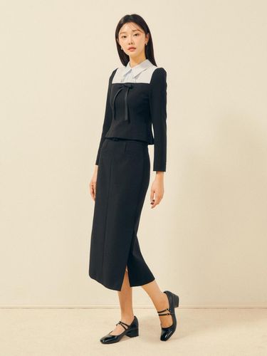 Slit point H line skirt GPAA0SK121 - JJ JIGOTT - Modalova