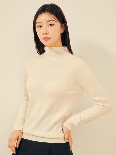 Holament Half-Neck Pullover Knit GPAA1POR81 - JJ JIGOTT - Modalova