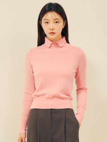 Wool slit turtleneck pullover knit GPAA1POR91 - JJ JIGOTT - Modalova