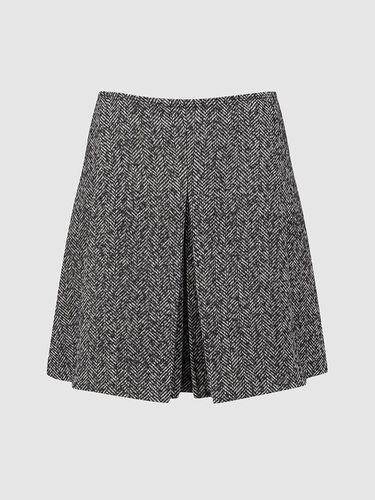 Herringbone mini skirt NAEW0 - WQS060 457 - comgen - Modalova