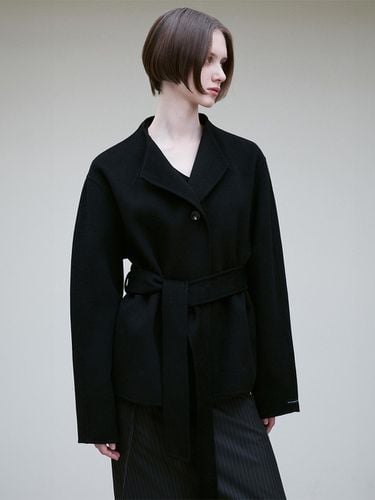 CASHEMERE WOOL BLEND BELTED JACKET - RE RHEE - Modalova