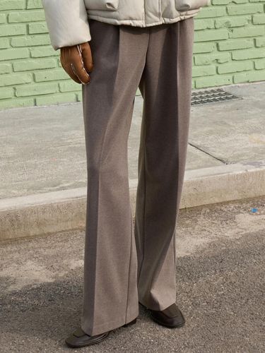 Winter belt slacks brown OU1484 - ouie - Modalova