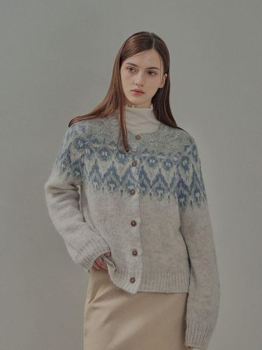 Aine Nordic Wool Knit Cardigan - TWEE - Modalova